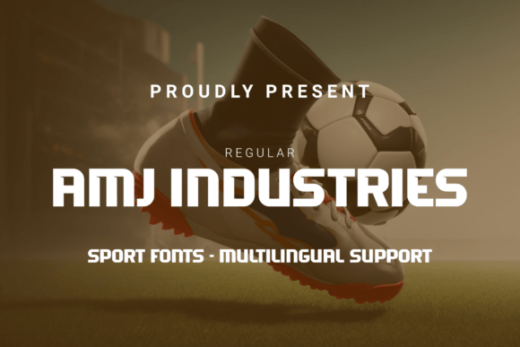 Amj Industries: A Display Font That Moves Your Message