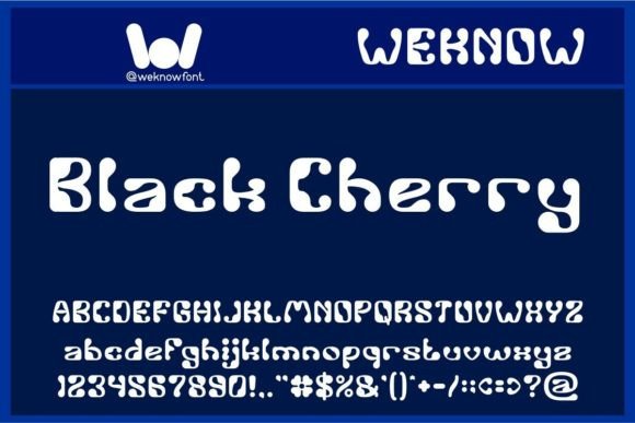 Black Cherry: A Sci-Fi Display Font That Elevates Digital Branding