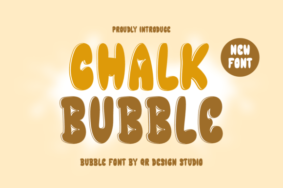 Chalk Bubble: A Joyful Display Font for Web Designers