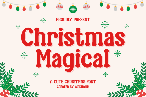 Christmas Magical: A Whimsical Handwritten Font for Festive Branding