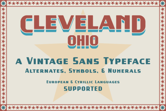 Cleveland Ohio: A Resilient Display Typeface for Digital Brands