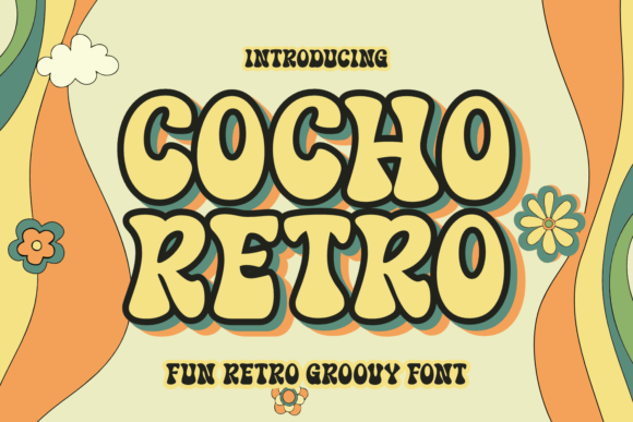 Cocho Retro: A Display Font That Feels Like Sunday Morning