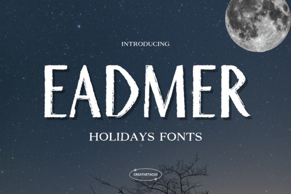 Eadmer: A Holiday-Infused Display Font for Editorial Warmth
