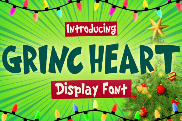 Grincheart: A Playful Display Font for Joyful Editorial Moments