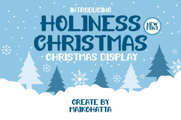 Holiness Christmas Font: A Warm, Festive Display Typeface