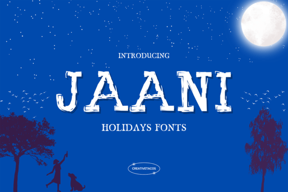 Jaani: A Holiday Display Font That Elevates Digital Branding