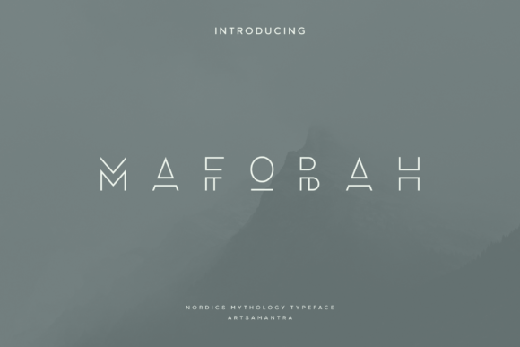 Mafobah: A Modern Display Typeface for Thoughtful Editorial Design