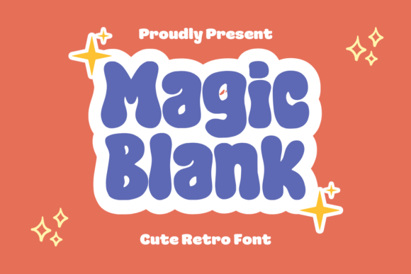Magic Blank Font: A Cheerful Display Typeface for Small Business Branding