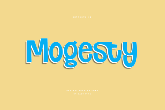 Mogesty: A Playful Display Font That Lifts Digital Headlines