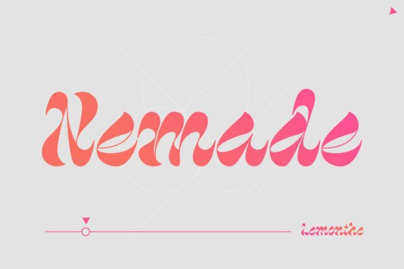 Nemade: A Luxurious Display Font for Handmade Creators