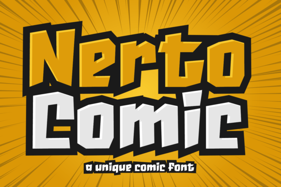 Nerto Comic: A Playful Display Font That Actually Works