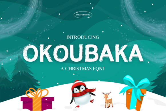 Okoubaka: A Festive Display Font with Editorial Warmth