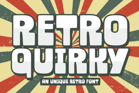Retro Quirky: A Bold Display Font for Scroll-Stopping Marketing