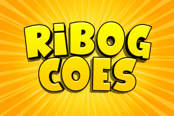 Ribog Coes: A Playful Display Font That Lifts Your Brand Instantly