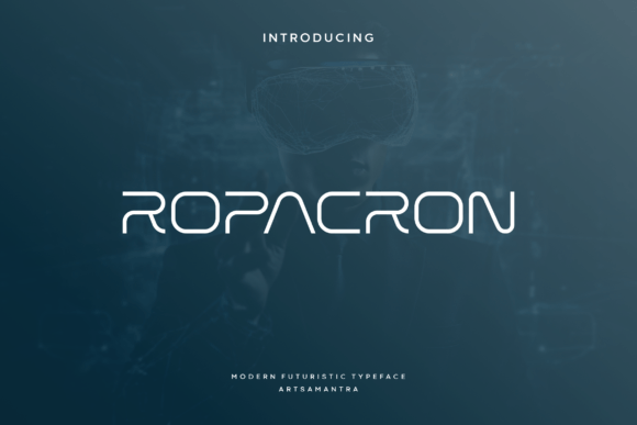 Ropacron: A Futuristic Display Font That Anchors Editorial Calm