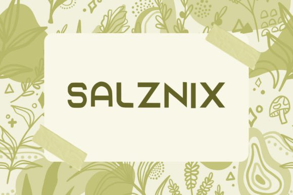 Salzaix: A Display Font That Makes Your Marketing Stand Out