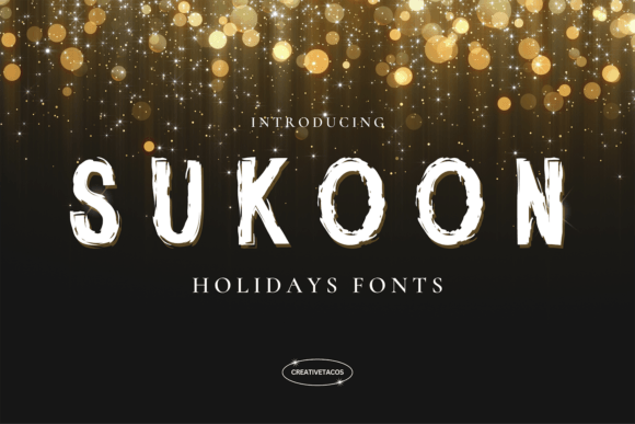 Sukoon Holiday Font: A Luxurious Display Typeface for Editorial Design