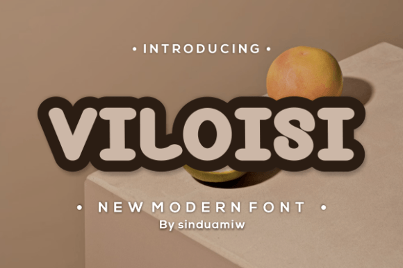 Viloisi: A Bold Display Font That Anchors Real Brand Identity